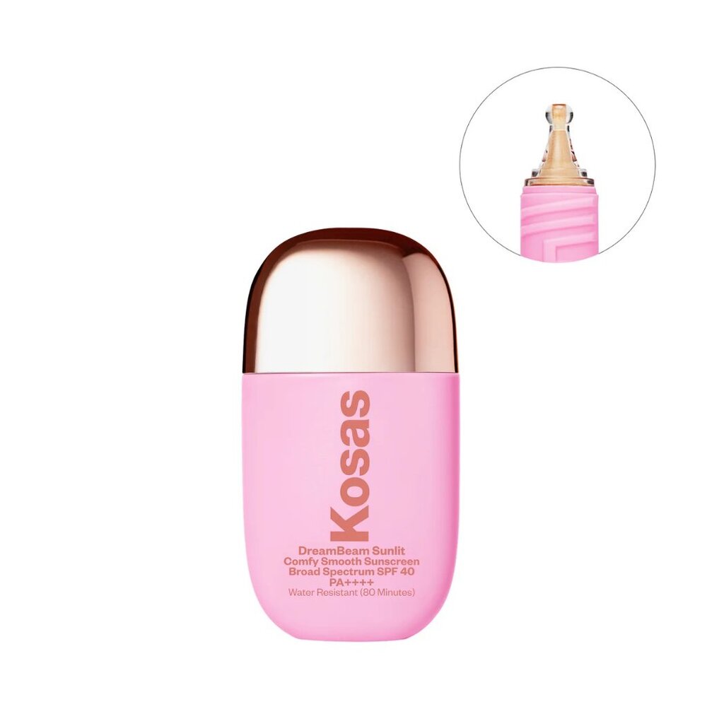 Kosas DreamBeam SPF 40 PA++++ Comfy Smooth Mineral Glow Sunscreen – Sunlit / NIB